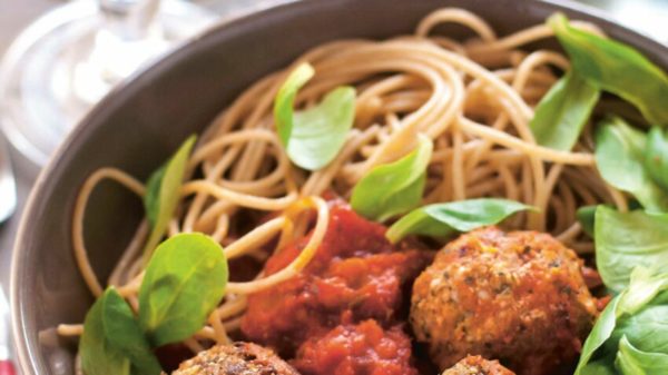 Polpettine de Lombardie (au gorgonzola AOP) et spaghetti frais aux œufs artisanaux frais